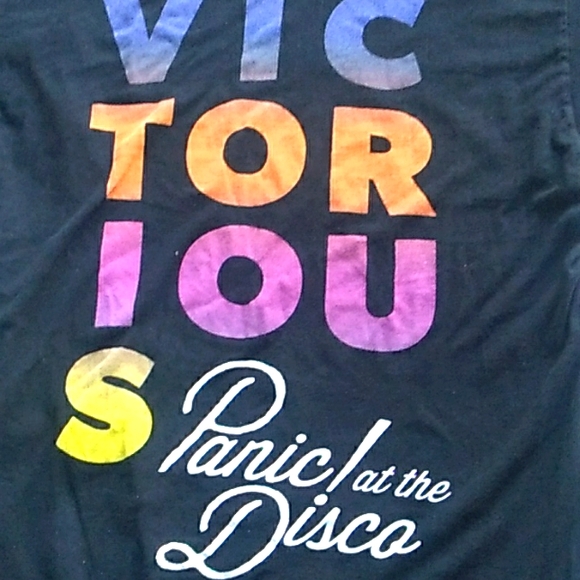 Panic At The Disco Victorious Black Tshirt - Picture 4 of 4